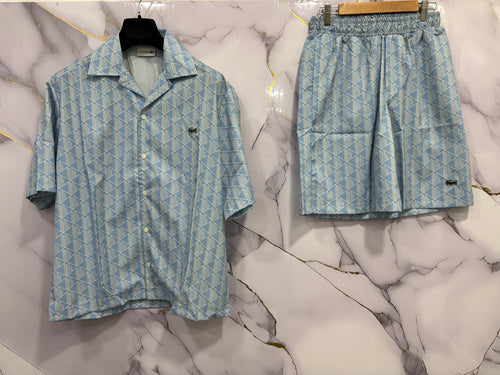 COMPLETO LACOSTE (CAMICIA+BERMUDA)
