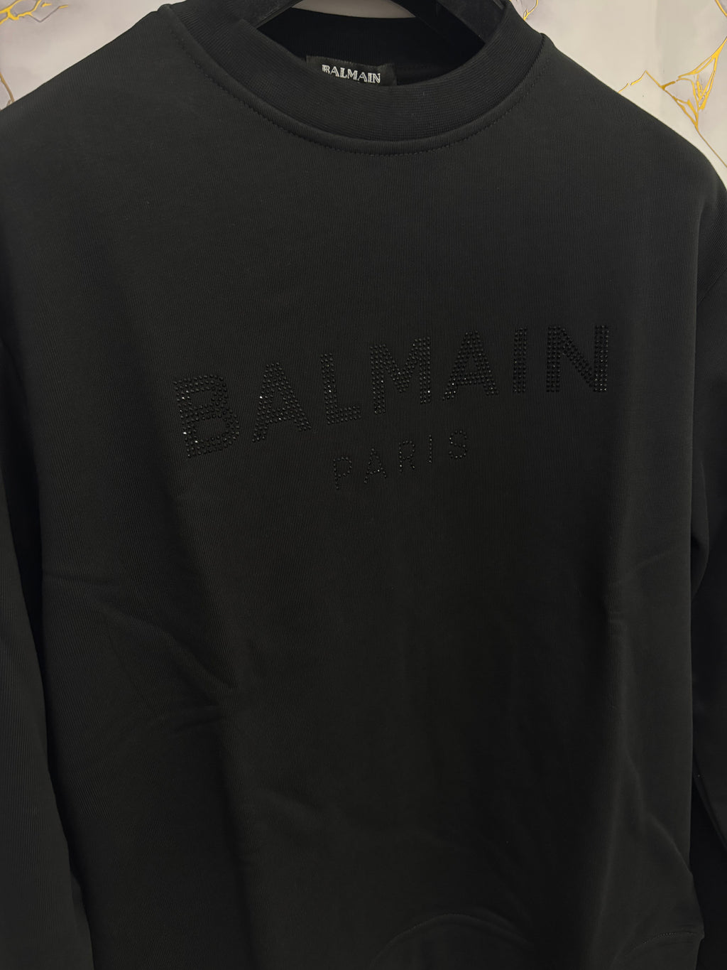 FELPA BALMAIN BRILLANTINATA