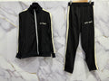 TUTA PALM CLASSICA stylish black tracksuit with zip jacket and pants, perfect for casual wear.